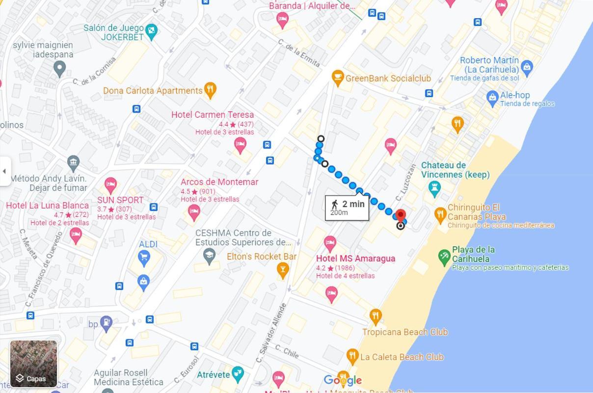 Apartamentos Carihuela Playa, Acogedor, Wifi Y Fibra Optica توريمولينوس المظهر الخارجي الصورة